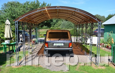 Автомобильные навесы — Навесы автомобильный "Новые Формы" — фото