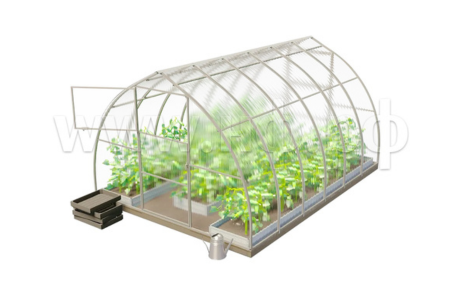 Каплевидные теплицы — Теплица Стрелка 65 (Новые формы) — фото