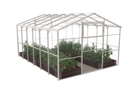 Прямостенные теплицы — Теплица Ботаник ДОМИК - 3М PRO — фото
