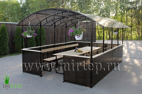 Беседки из поликарбоната — Беседка Lego — фото